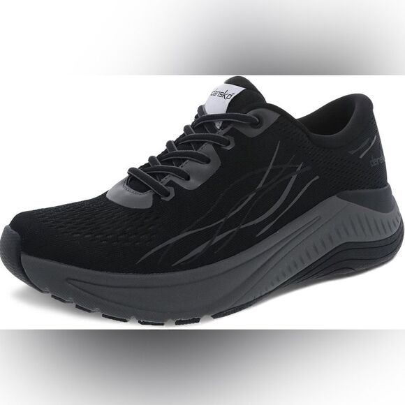 Dansko | Women's Pace Sneaker Arch Support Walking Shoe Black/Grey | 8.5-9 | 39 - Picture 3 of 16